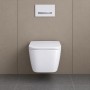 Vaso Wc Sospeso Serie Diana Ceramica Bianca Lucida Elegante