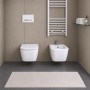 Vaso Wc Sospeso Serie Diana Ceramica Bianca Lucida Elegante