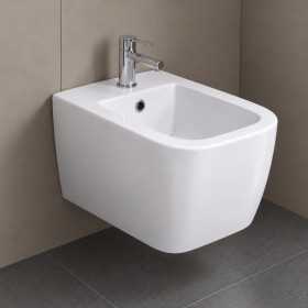 Bidet Sospeso In Ceramica Serie Diana Bianco Lucido