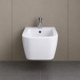 Bidet Sospeso In Ceramica Serie Diana Bianco Lucido