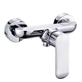 Miscelatore Monocomando America Esterno Doccia in Ottone Colore Cromato 