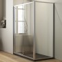 Ogomondo Lato Fisso Box Doccia Slide Adatto per Porta Scorrevole Slide Varie Misure Cristallo Temprato 