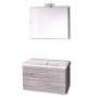 Mobile da bagno sospeso Spring Cenere con lavabo specchio MADE IN ITALY Mobile da bagno sospeso Spring Cenere con lavabo specchio MADE IN ITALY