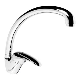 Miscelatore Monoforo Ottone per Lavello Cucina Maiorca Erogazione Orientabile