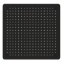 Ogomondo Soffione Doccia a Soffitto Installazione Da Incasso Quadro NERO