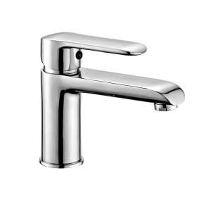 Miscelatore Rubinetto America per Lavabo in Ottone Colore Cromato con Piletta